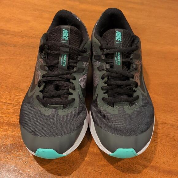 Nike Downshifter 9 Rebel 'Black White Blue' 4Y - Picture 2 of 7